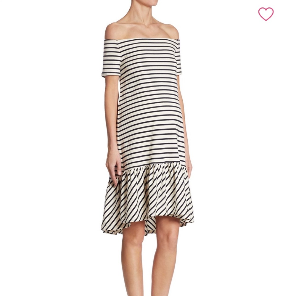Hatch collection off the shoulder maternity dress